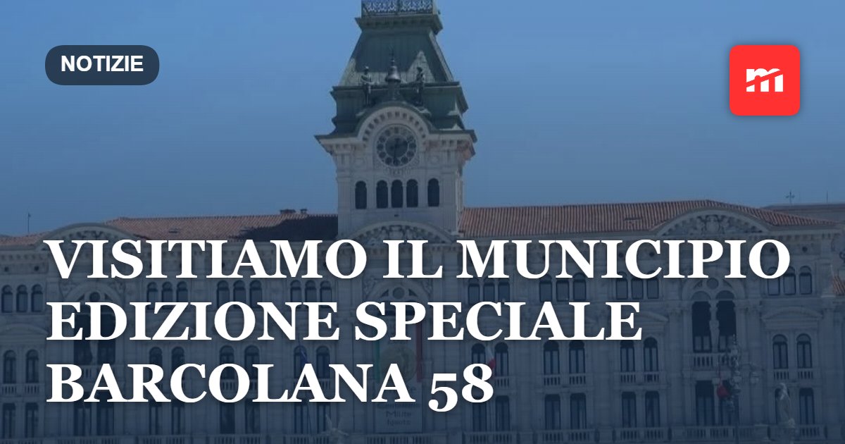 Visitiamo il Municipio edizione speciale Barcolana 58
