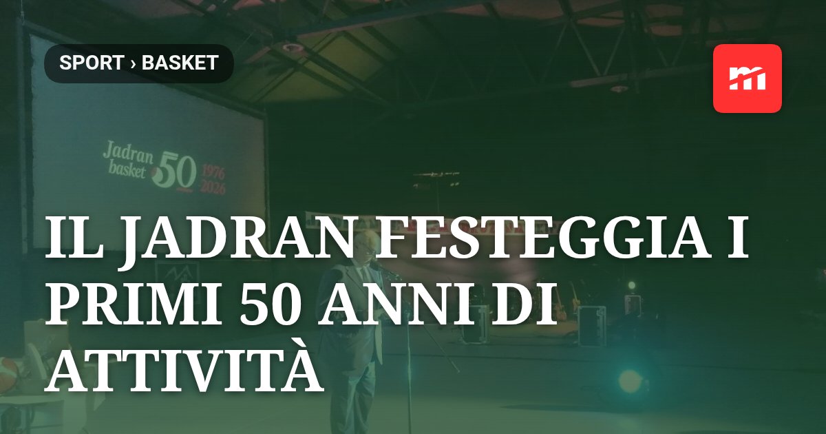 Jadran Basket compie 50 anni: il sindaco Dipiazza consegna la Medaglia bronzea del Comune