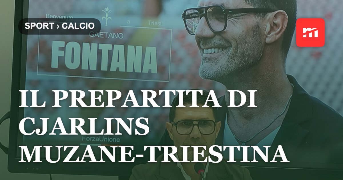 Il prepartita di Cjarlins Muzane-Triestina