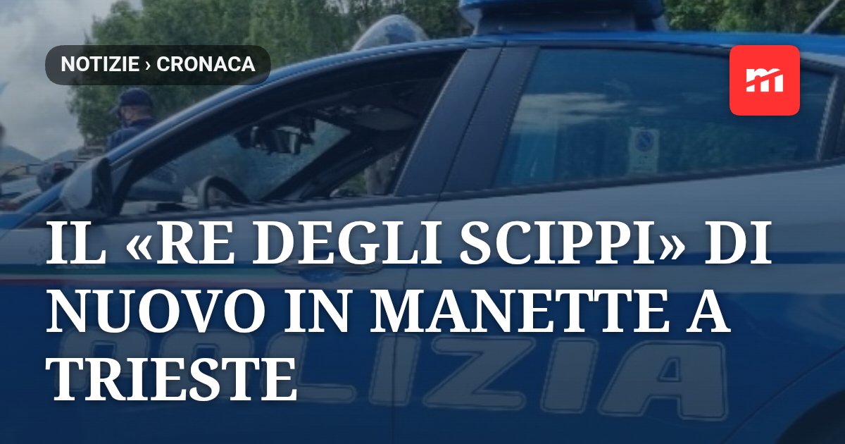 Il «re degli scippi» di nuovo in manette a Trieste: colpiva le anziane con scooter rubati