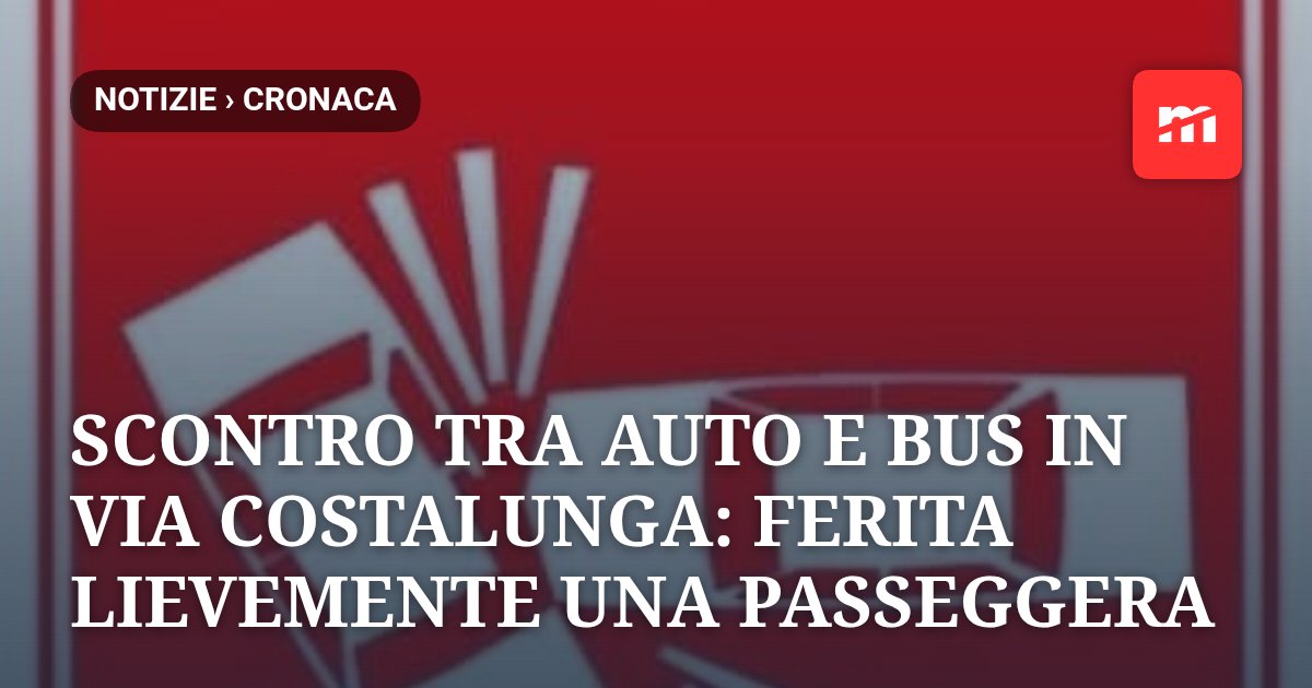 Trieste, scontro tra auto e bus in via Costalunga: ferita lievemente una passeggera