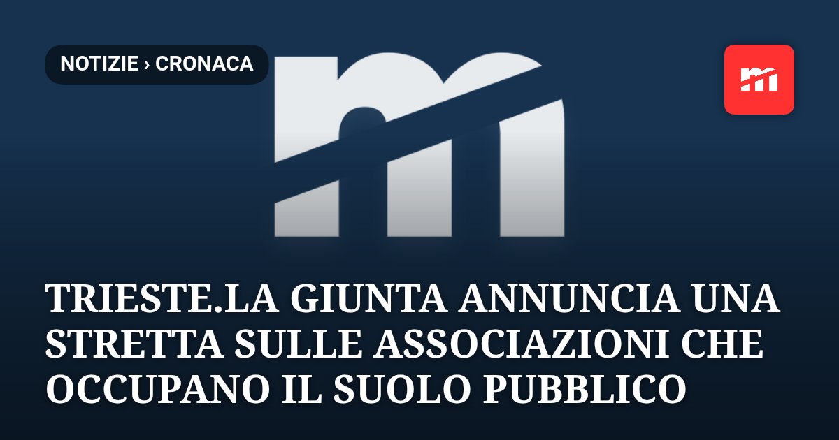 Trieste, sgomberata piazza della Libertà: la giunta annuncia una stretta sulle associazioni che occupano il suolo pubblico