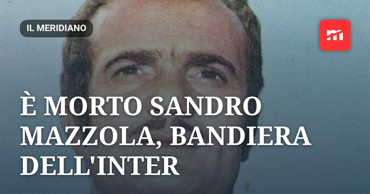 È morto Sandro Mazzola, bandiera dell'Inter e della Nazionale