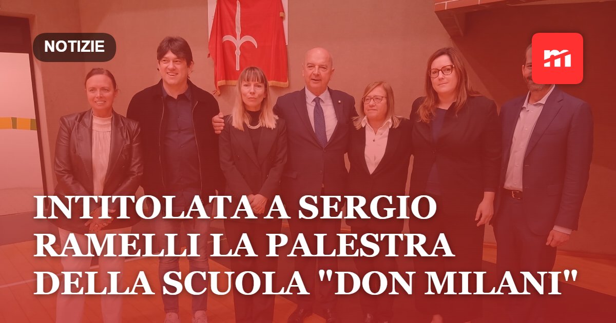 Intitolata a Sergio Ramelli la palestra della scuola "Don Milani"