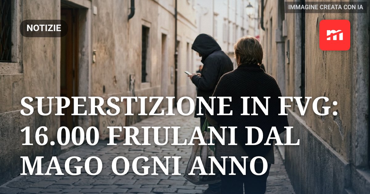 Superstizione in FVG: 16.000 friulani dal mago ogni anno, nove milioni di euro spesi in consulti