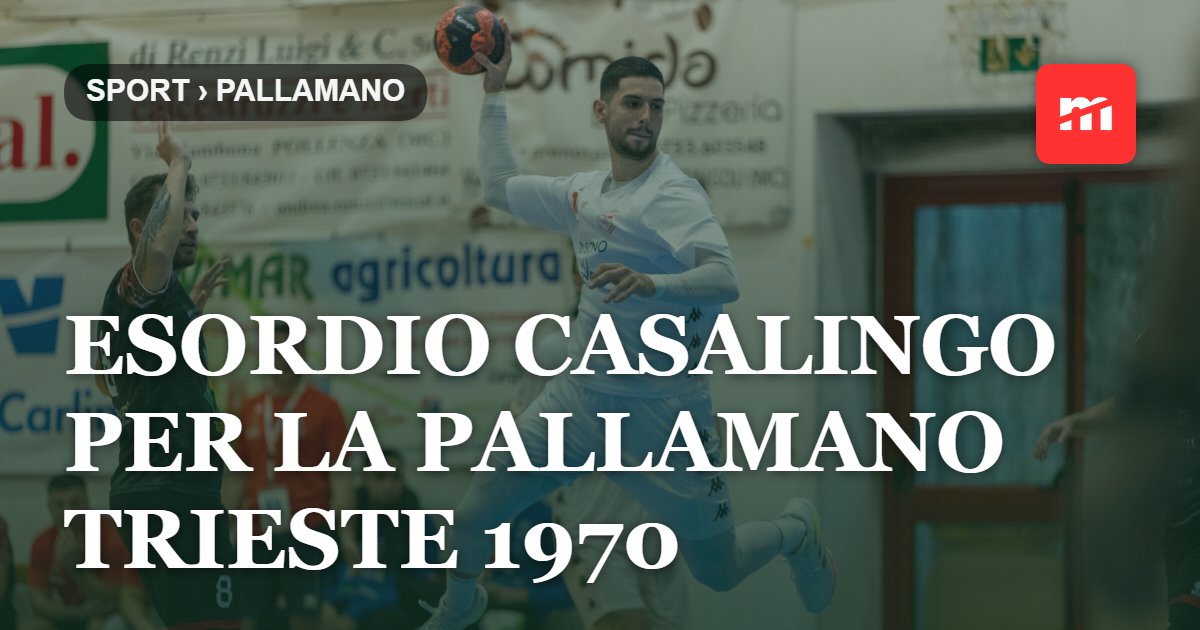 Esordio casalingo per la Pallamano Trieste 1970