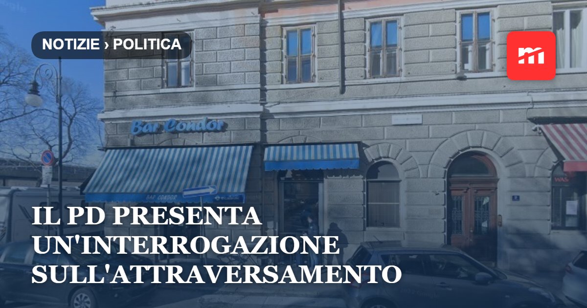 Sicurezza stradale, il PD presenta un'interrogazione sull'attraversamento pedonale di viale Miramare