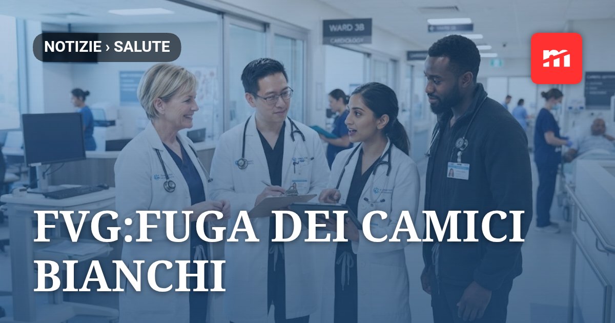 Fvg, fuga dei camici bianchi: ogni medico che va in pensione, due si dimettono