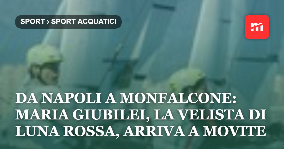 Da Napoli a Monfalcone: Maria Giubilei, la velista di Luna Rossa, arriva a MOVITE reduce dalla vittoria in Coppa America