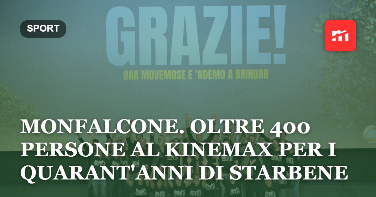 Giubilei e Ugolini, reduci da Napoli, e Baldini a MOVITE: oltre 400 persone al Kinemax per i quarant'anni di Starbene