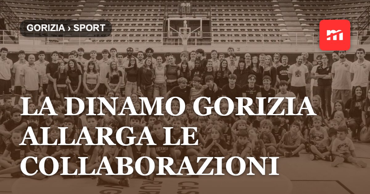 Si allargano le collaborazioni della Dinamo Gorizia nel settore giovanile