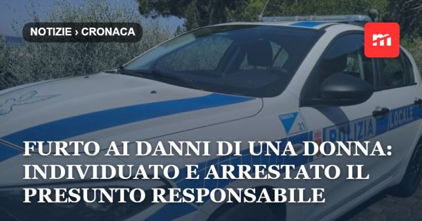Furto con strappo ai danni di una donna: individuato e arrestato il presunto responsabile