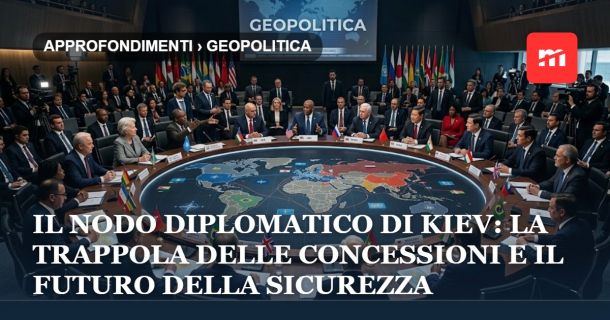 Il nodo diplomatico di Kiev: la trappola delle concessioni e il futuro della sicurezza europea