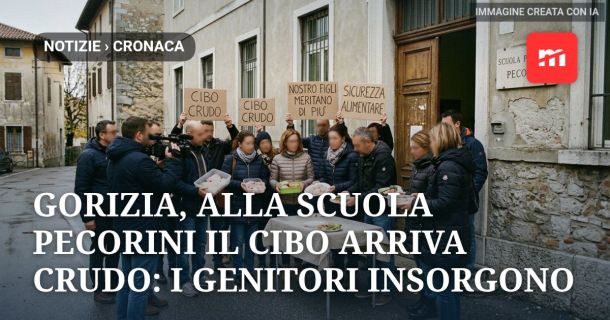 Gorizia, alla scuola Pecorini il cibo arriva crudo: i genitori insorgono