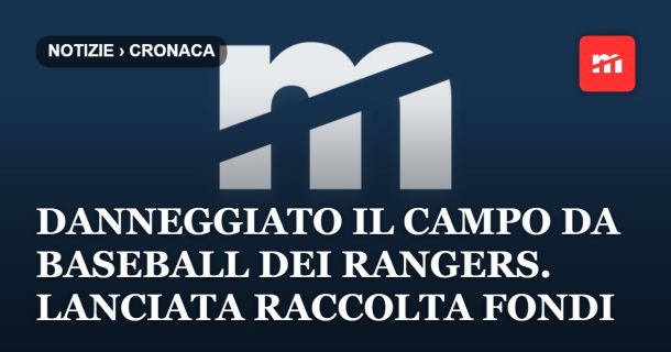 Fogliano Redipuglia, danneggiato il campo da baseball dei Rangers. Lanciata raccolta fondi: “Servono seimila euro”