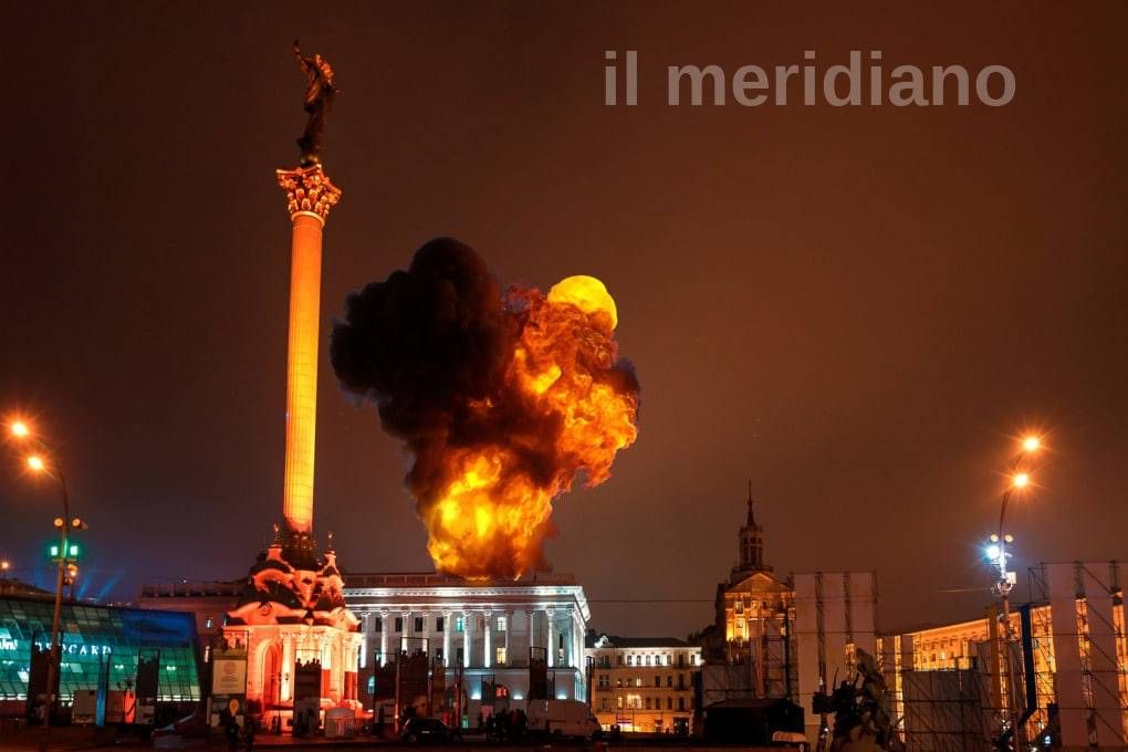 Immagine tratta dall’articolo di Focus del 24 febbraio del 2022 “La città di Kiev è sotto assedio“